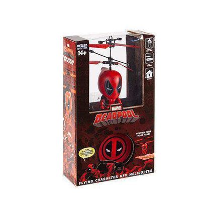 Marvel Deadpool Licensed 3.5 Inch Infrared Flying Figure UFO Big Head Heli
