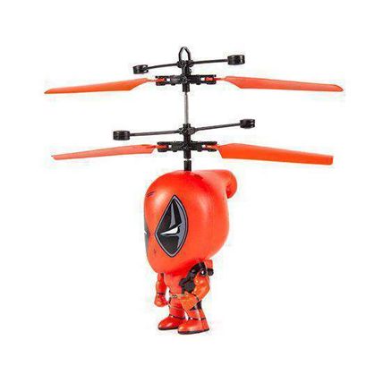 Marvel Deadpool Licensed 3.5 Inch Infrared Flying Figure UFO Big Head Heli