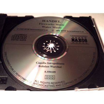 HANDEL - FIREWORKS MUSIC / WATER MUSIC- CD ALBUM1988 - 1DISC