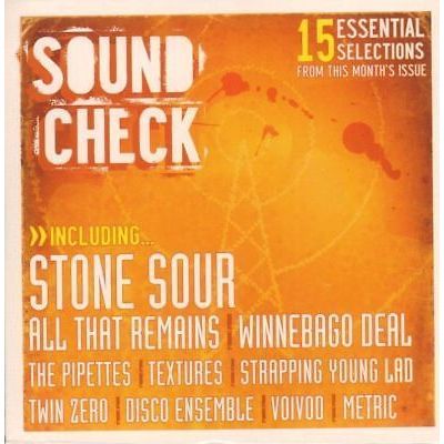 Sound Check CD Promo 15 Tracks Album Magazine Rock Sound