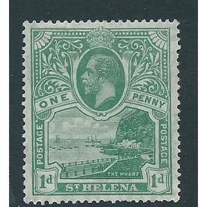st.helena stamps george v sg89 sg 89 hm nie stamp
