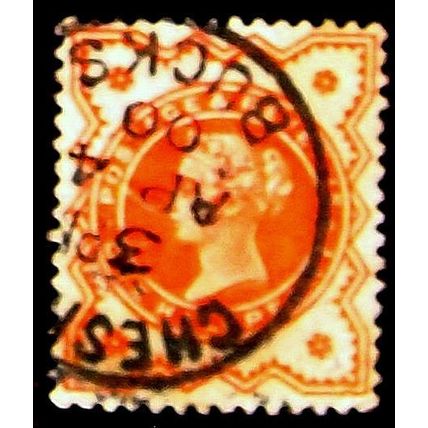 GB 1887 QV 0.5d orange Jubilee SG197