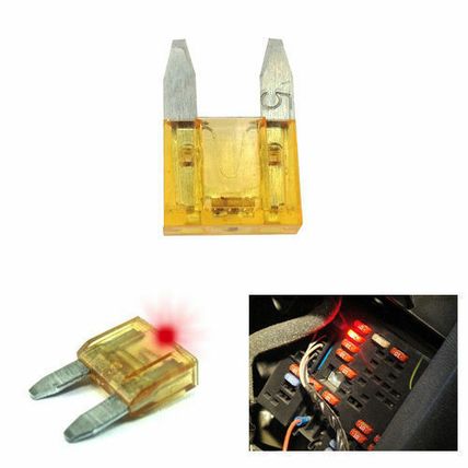 LED Smart easy find glow when blown mini blade fuses car van bike uk post