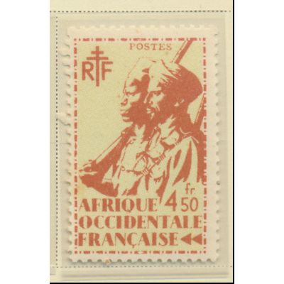 French West Africa Stamp Scott #31, Mint Never Hinged