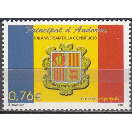 Andorra Español 2003 Michel 300 Neuf ** Cote (2008) 3.00 € Armoirie