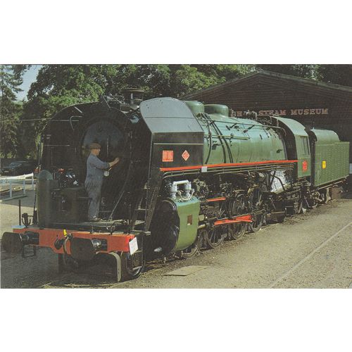 Colour Postcard - SNCF Class141R Locomotive at Bressingham Steam Museum