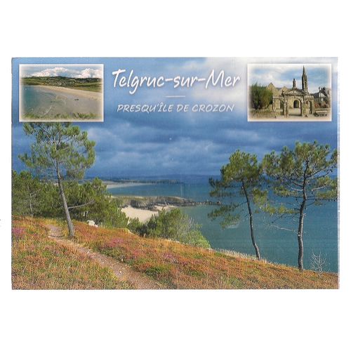 TELGRUC-SUR-MER, FRANCE used postcard 2006 postmark #