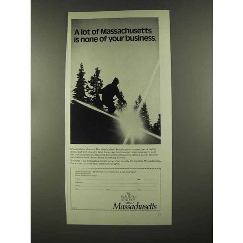 1972 Massachusetts Commerce & Development Ad - A Lot