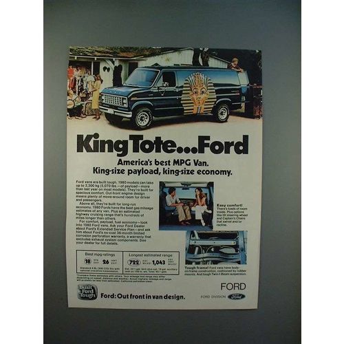 1980 Ford Van Ad - King Tote!