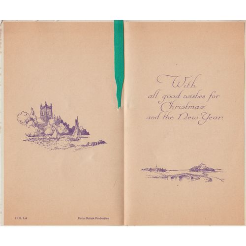 Edwardian Christmas card by HB Ltd see my other listings