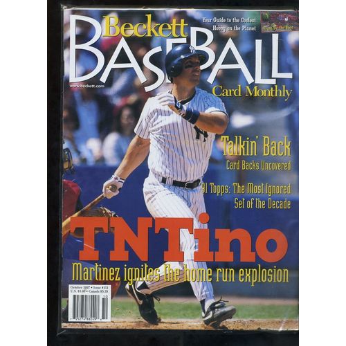 TINO MARTINEZ New York Yankees, BECKETT BB CARD monthly 1997 #151