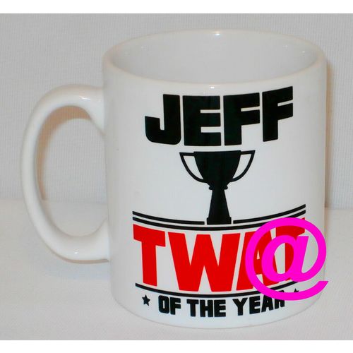 PERSONALISED Any Name Tw@t Of The Year Mug Rude Sweary Office Work Boss Gift Cup