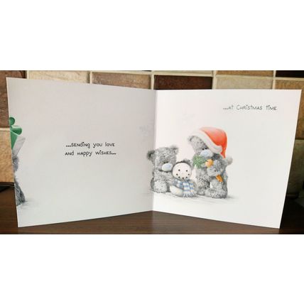 Me To You Square Christmas Cards - For A Special Son And Partner - 024