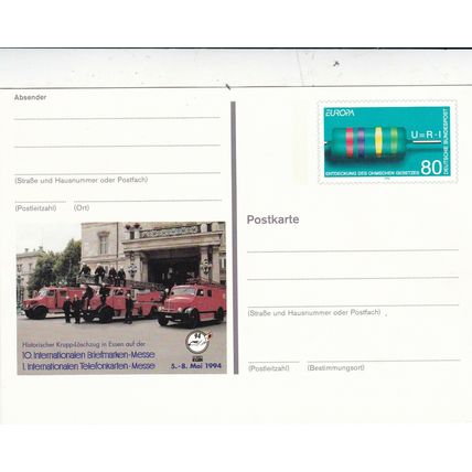 Germany 1994 Essen Stamp Show 80c Postal card Unused VGC