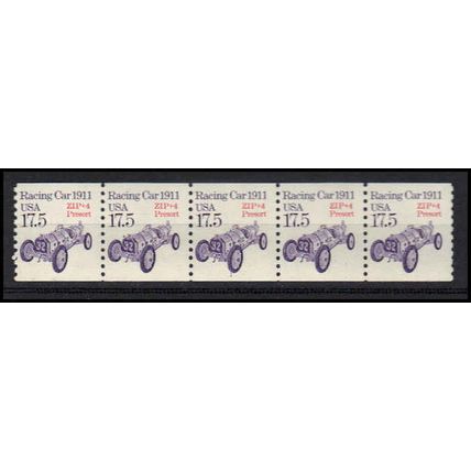 2262a 17.5c Race Car Fine MNH Dry Gum PNC 1/5 X1065