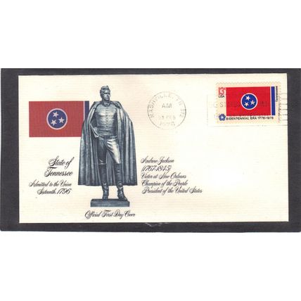 FDC Fleetwood 1648 13c Tennessee (Cachet-U/A) CV01220