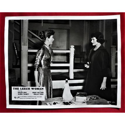 LEECH WOMAN, The (1960) original UK F.O.H. / Lobby card ***Coleen Gray*** (5)