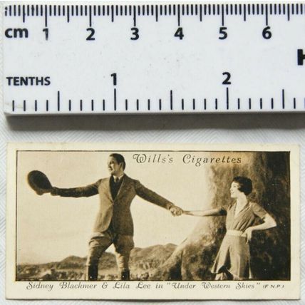 1931 Wills Cinema Stars 3rd No. 46 Sidney Blackmer & Lila Lee