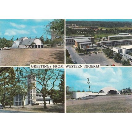 Greetings From Western Nigeria 1970s Postcard