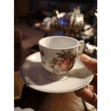 Little Victorian Think Of Me Cup and saucer