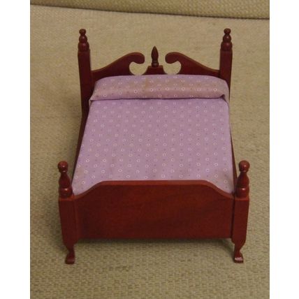 DOUBLE BED, VICTORIAN, DOLLS HOUSE, 12th. SCALE