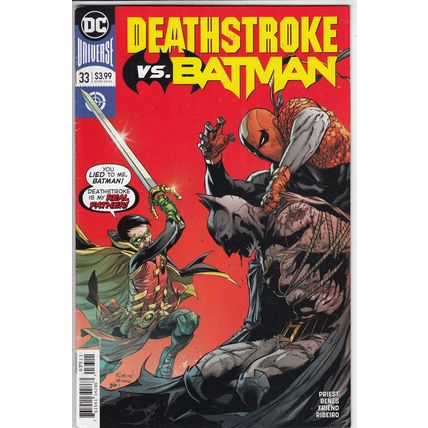 Deathstroke 33 - 2018 - Batman - Near Mint - REDUCED PRICE