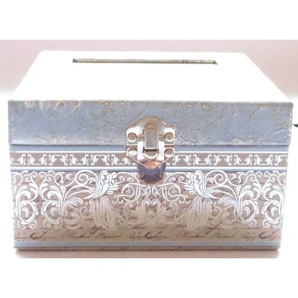 Jewellery Box Do What Makes You Happy Carte Postal Design Silver & Purple 8.5 CM