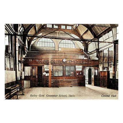 ptc5626 - Yorks. - Early Central Hall, Girls' Grammar School, Batley - print 6x4