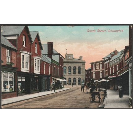 South Street, Wellington, Somerset, 1908 - Valentine's Postcard
