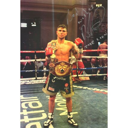 Brian Rose The Lion British Boxer Boxing Giant 12x8 Rare Hand Signed Photo