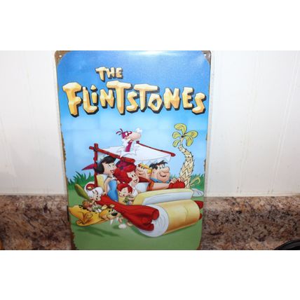 tin sign 10x8 the flintstones