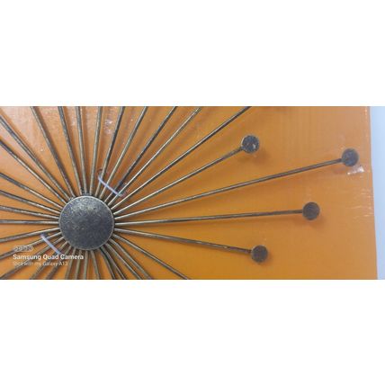 Contemporary Metal Wall Art Decor Sculpture GOLD BRASS Room Decoration Astract