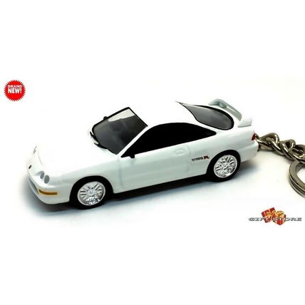 HTF VERY RARE KEYCHAIN WHITE HONDA ACURA™ INTEGRA TYPE R Ltd. GREAT GIFT