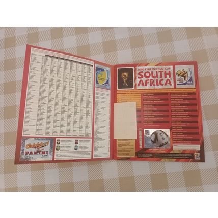 Panini 2010 World Cup South Africa Complete Sticker Album - Full Book