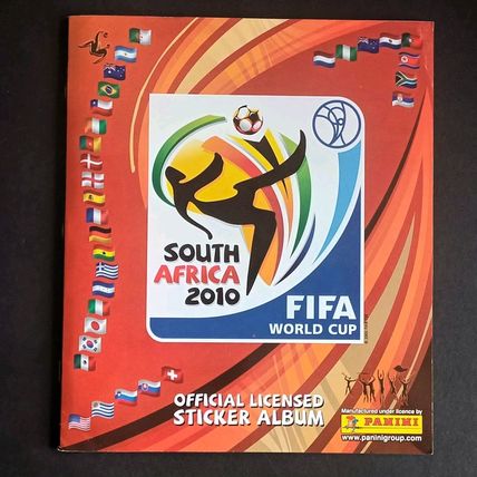 Panini 2010 World Cup South Africa Complete Sticker Album - Full Book