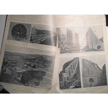 Building Huge Concrete Locks At Gatun Panama - April 2, 1910 Scientific American