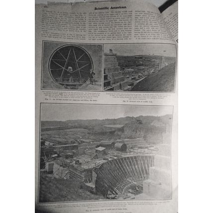 Building Huge Concrete Locks At Gatun Panama - April 2, 1910 Scientific American