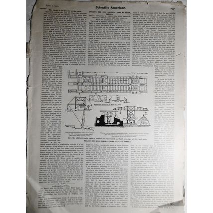 Building Huge Concrete Locks At Gatun Panama - April 2, 1910 Scientific American