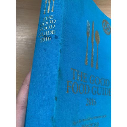 2015 "THE GOOD FOOD GUIDE 2016" HARDBACK BOOK (P5)