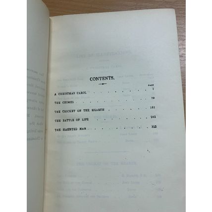 1912 CHARLES DICKENS "CHRISTMAS BOOKS PICTURES ITALY AMERICAN NOTES" BOOK (P6)