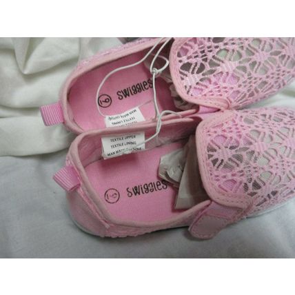 Toddler Girls Canvas Slip-On Hot Pink Shoes Size 9 Toddler