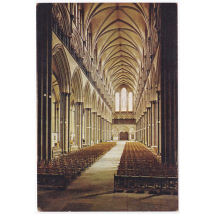 Postcards Cathedral interiors. Job lot