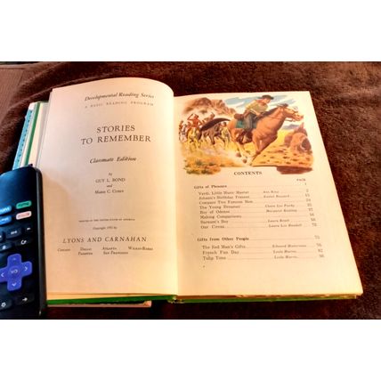 Basic Reader Stories To Remember By Guy Bond And Marie Cuddy 1953 Great Shape