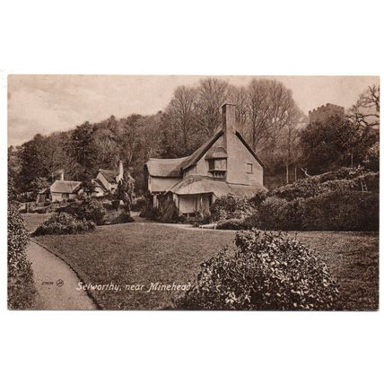 NICE PRINTED POSTCARD OF SELWORTHY SOMERSET (4299)