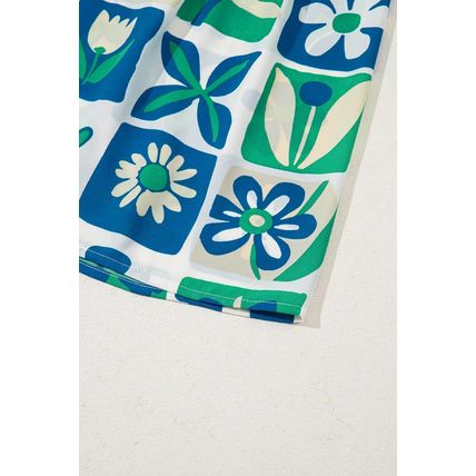 Multicolour Floral Maxi Sundress with Ricrac Trim