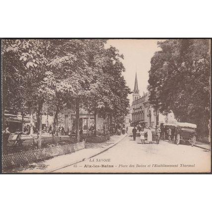 L'Etablissement Thermal, Aix-les-Bains, c.1910s - Berthaud Frères CPA BF65