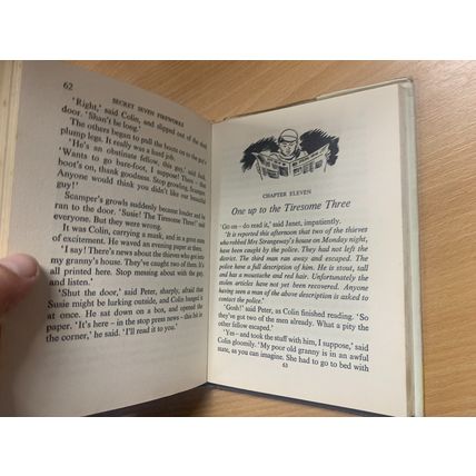1962 ENID BLYTON "SECRET SEVEN FIREWORKS" ILLUSTRATED FICTION HARDBACK BOOK (P3)