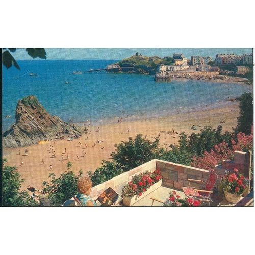 Croft Hotel Garden, Tenby, Pembrokeshire, Wales 1978 - Archway Colourcard