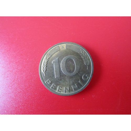 1992 GERMANY TEN PFENNIG A MINT MARK FREE POST. AAW