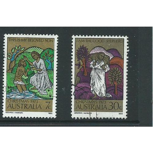 Australia stamps sg554 sg 554 used set